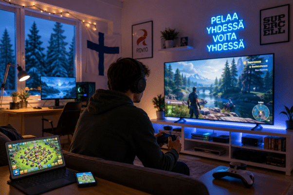 Kuinka paljon aikaa suomalaiset käyttävät digitaalisiin videopeleihin?